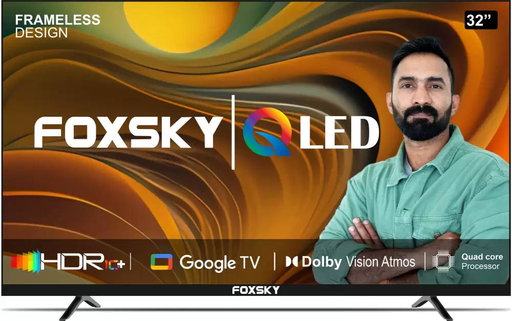 FOXSKY 32FS 32 inch (81 cm) QLED HD-Ready TV