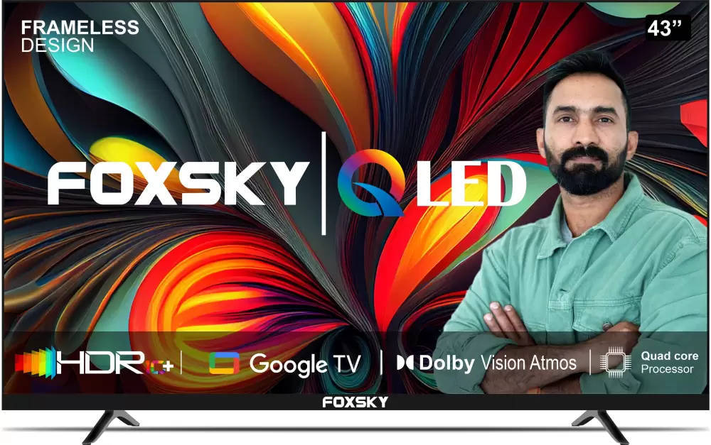 FOXSKY 43FS 43 inch (109 cm) QLED 4K TV