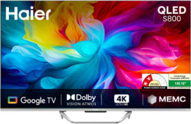 Haier 55S800QT-P 55 inch (139 cm) QLED 4K TV
