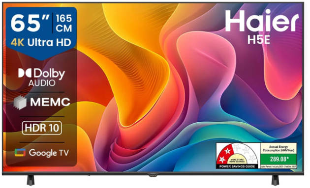 Haier 65H5E 65 inch (165 cm) LED 4K TV