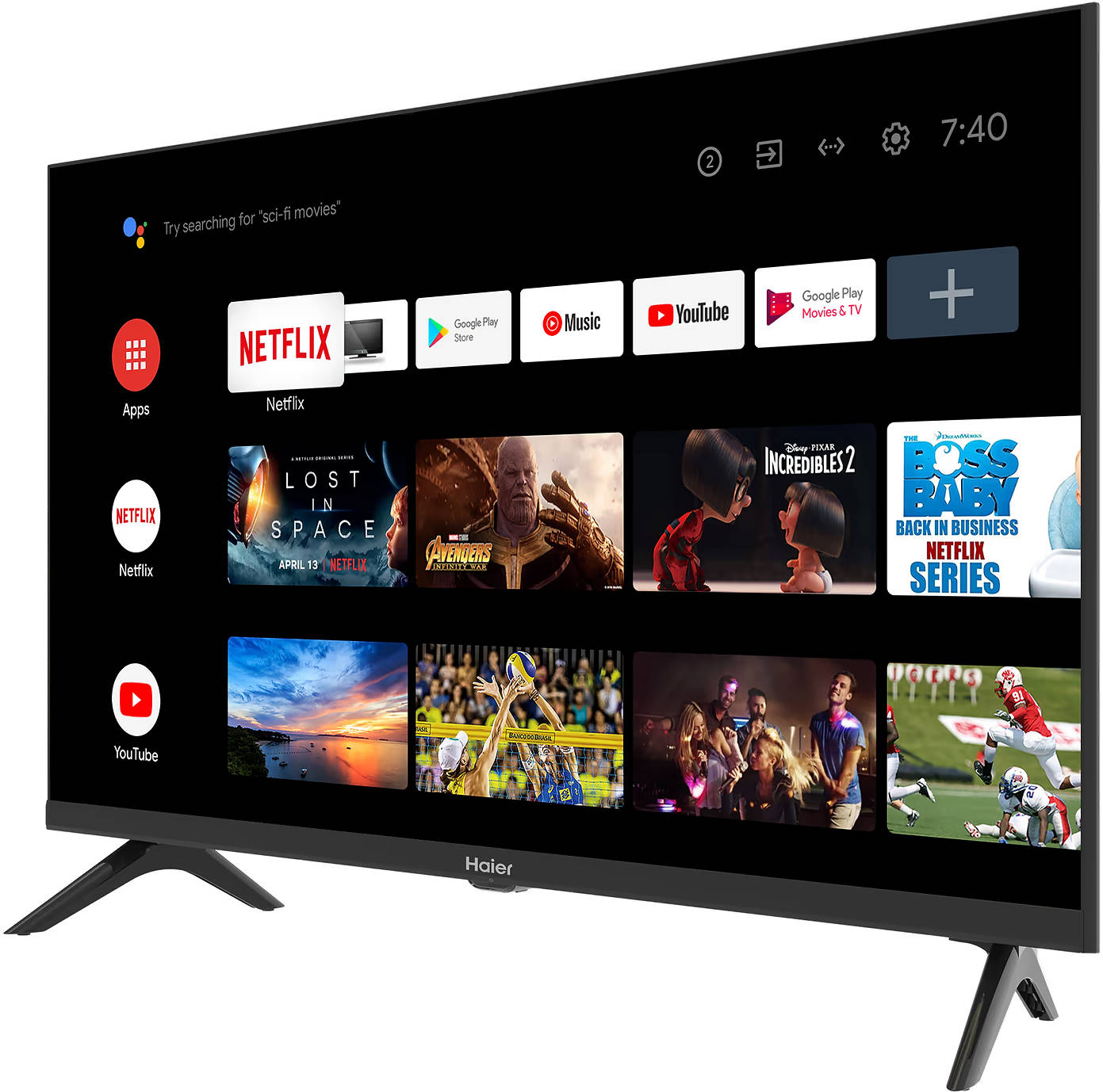 Haier LE32K7200GA 32 inch (81 cm) LED HD-Ready TV