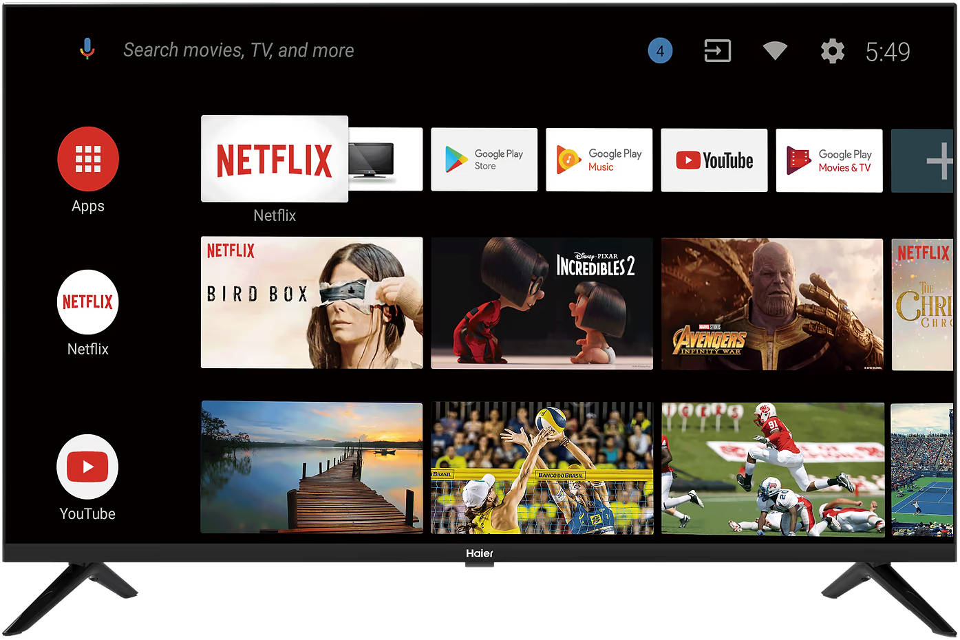 Haier LE32K7700GA 32 inch (81 cm) LED HD-Ready TV