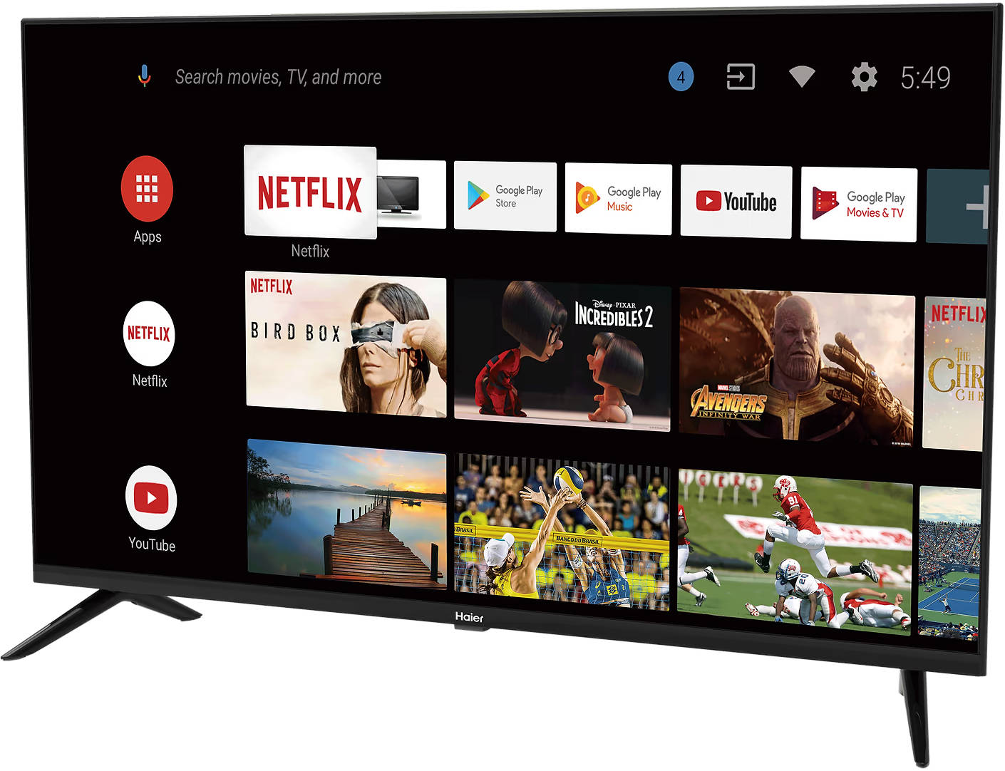 Haier LE32K7700GA 32 inch (81 cm) LED HD-Ready TV