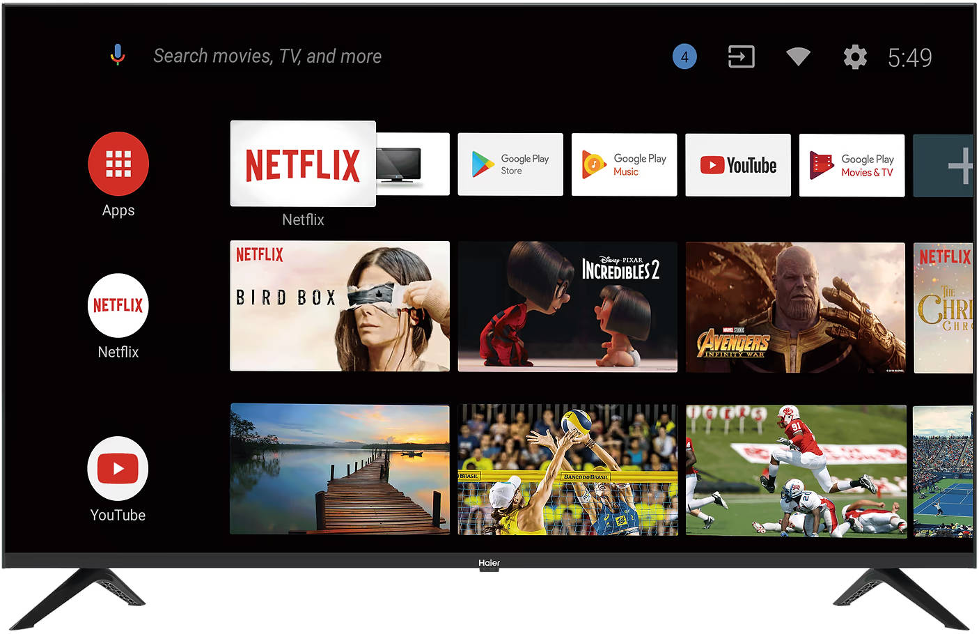 Haier LE43K6GA 43 inch (109 cm) LED Full HD TV