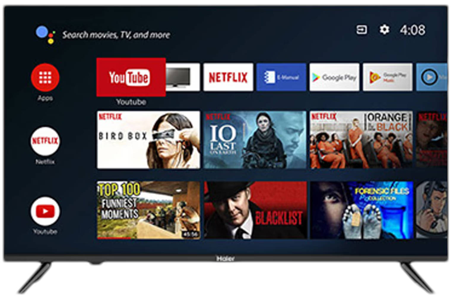 Haier LE43K7700UGA 43 inch (109 cm) LED 4K TV