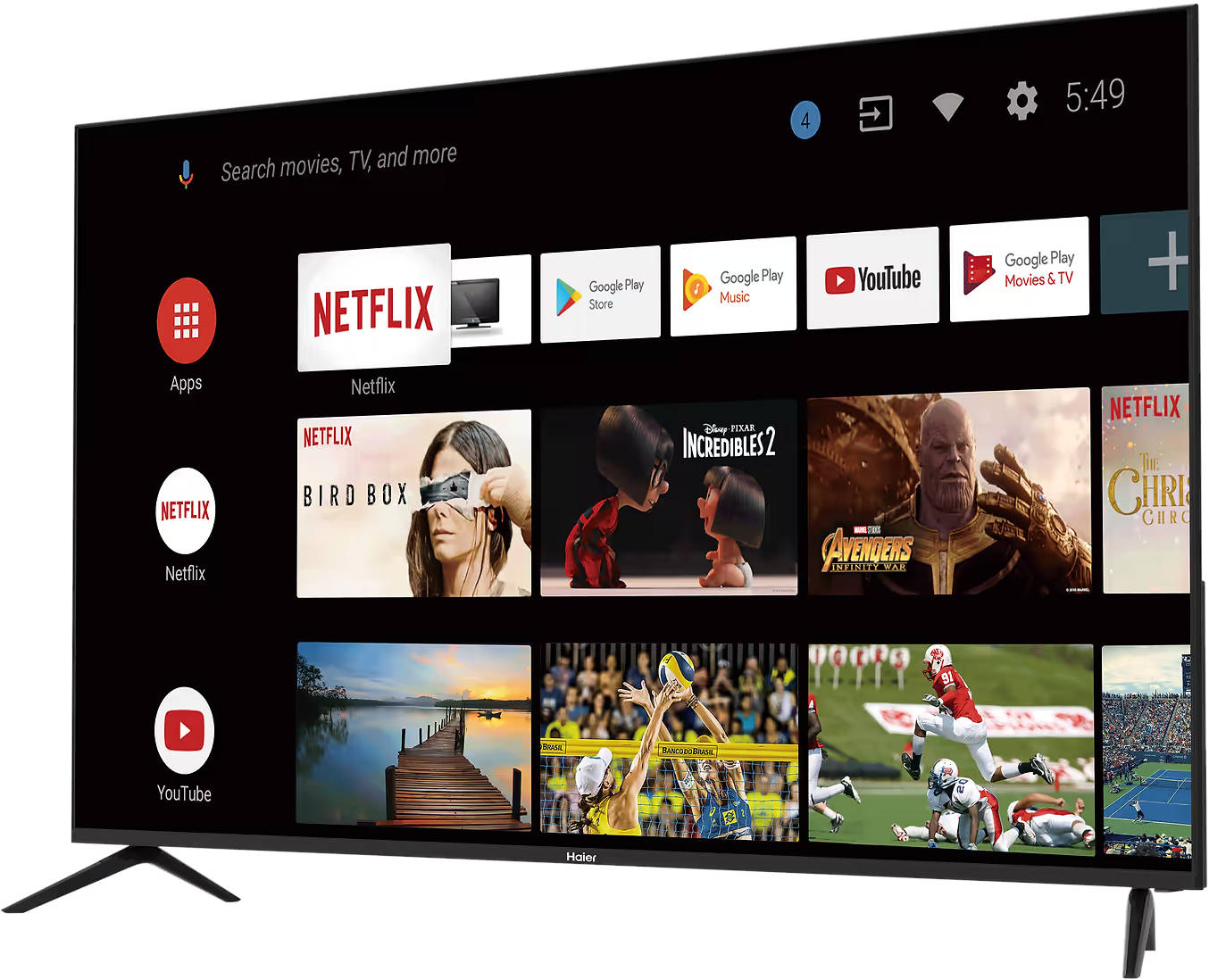 Haier LE55K7700HQGA 55 inch (139 cm) LED 4K TV