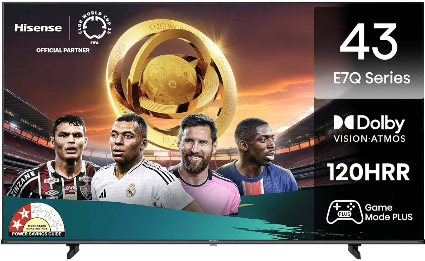 Hisense 43E7Q 43 inch (109 cm) QLED 4K TV