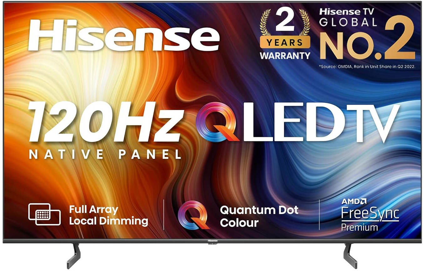 Hisense 55U7H 55 inch (139 cm) QLED 4K TV