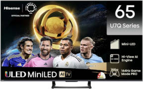 Hisense 65U7Q 65 inch (165 cm) QLED Mini LED 4K TV