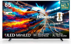Hisense E8S 85E8S 85 inch (215 cm) Mini LED 4K TV