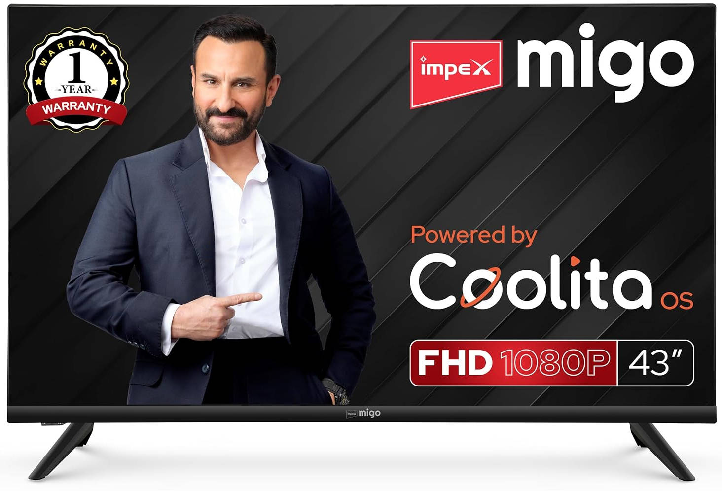 Impex PLATINA 43 M4E9LF 43 inch (109 cm) LED Full HD TV
