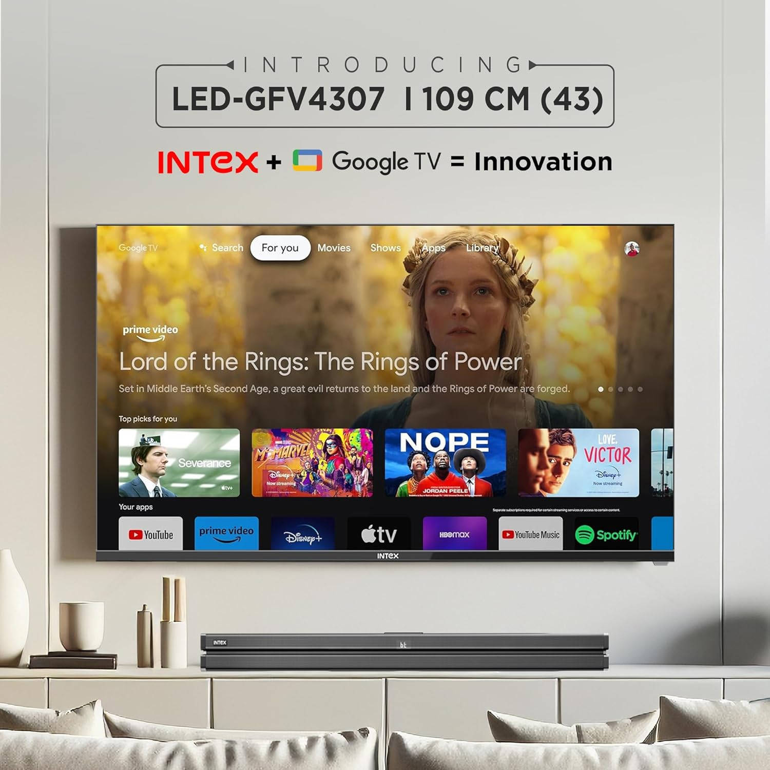 Intex GFV4307 43 inch (109 cm) LED Full HD TV