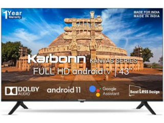 Karbonn Kanvas Series (KJS43ASFHD) 43 inch (109 cm) LED Full HD TV Price