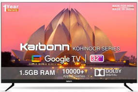 Karbonn Kohinoor Series (KJSW32GSHD) 32 inch (81 cm) LED HD-Ready TV