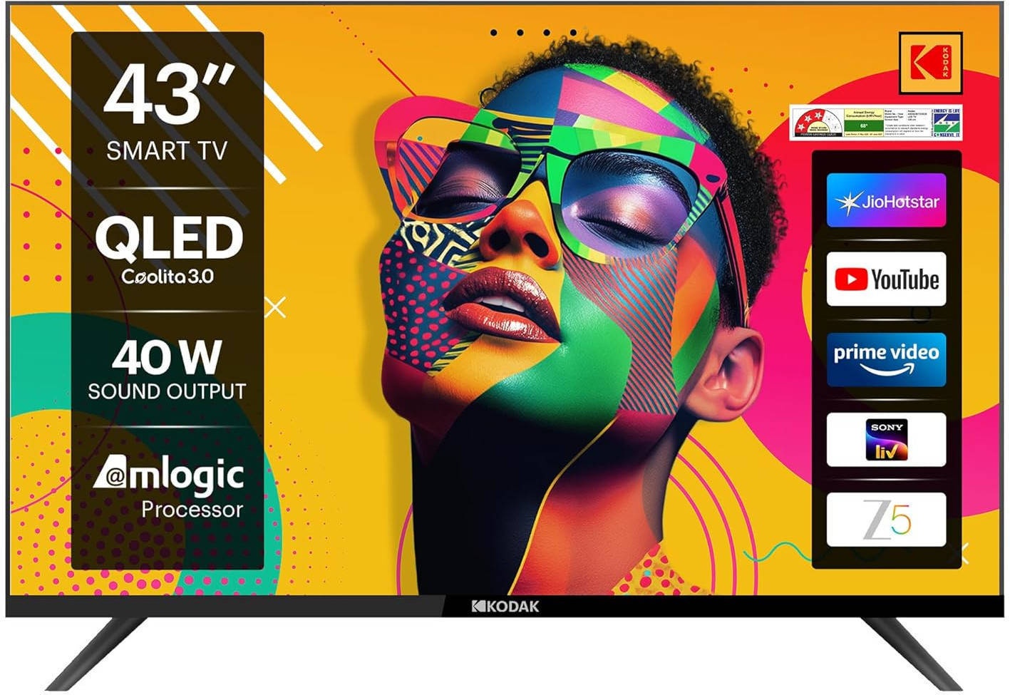 Kodak 43QSE5073 43 inch (109 cm) QLED Full HD TV