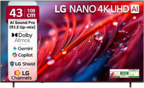 LG U8 AI 43NU870BPLA 43 inch (109 cm) LED 4K TV