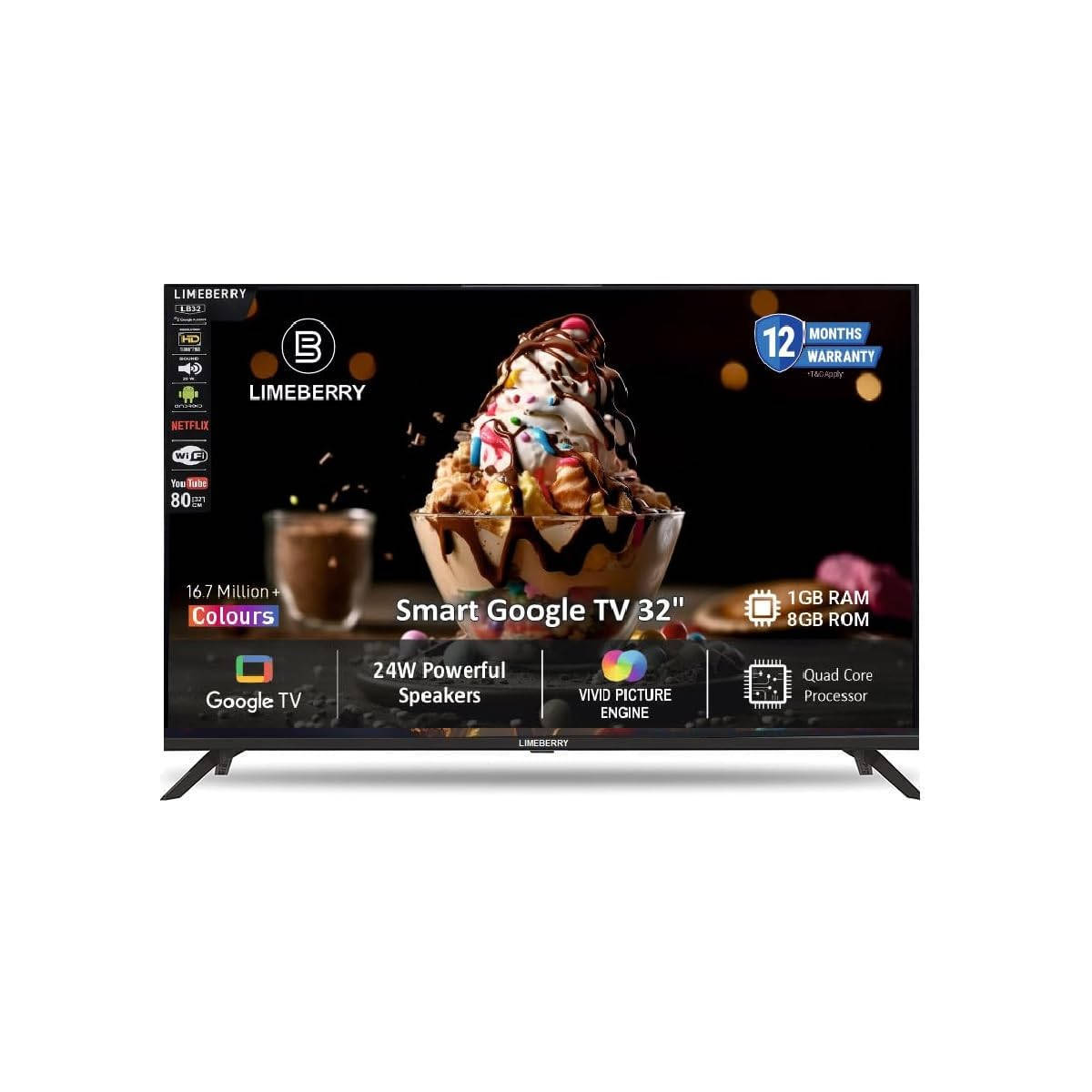 Limeberry LB321CNG 32 inch (81 cm) LED Full HD TV