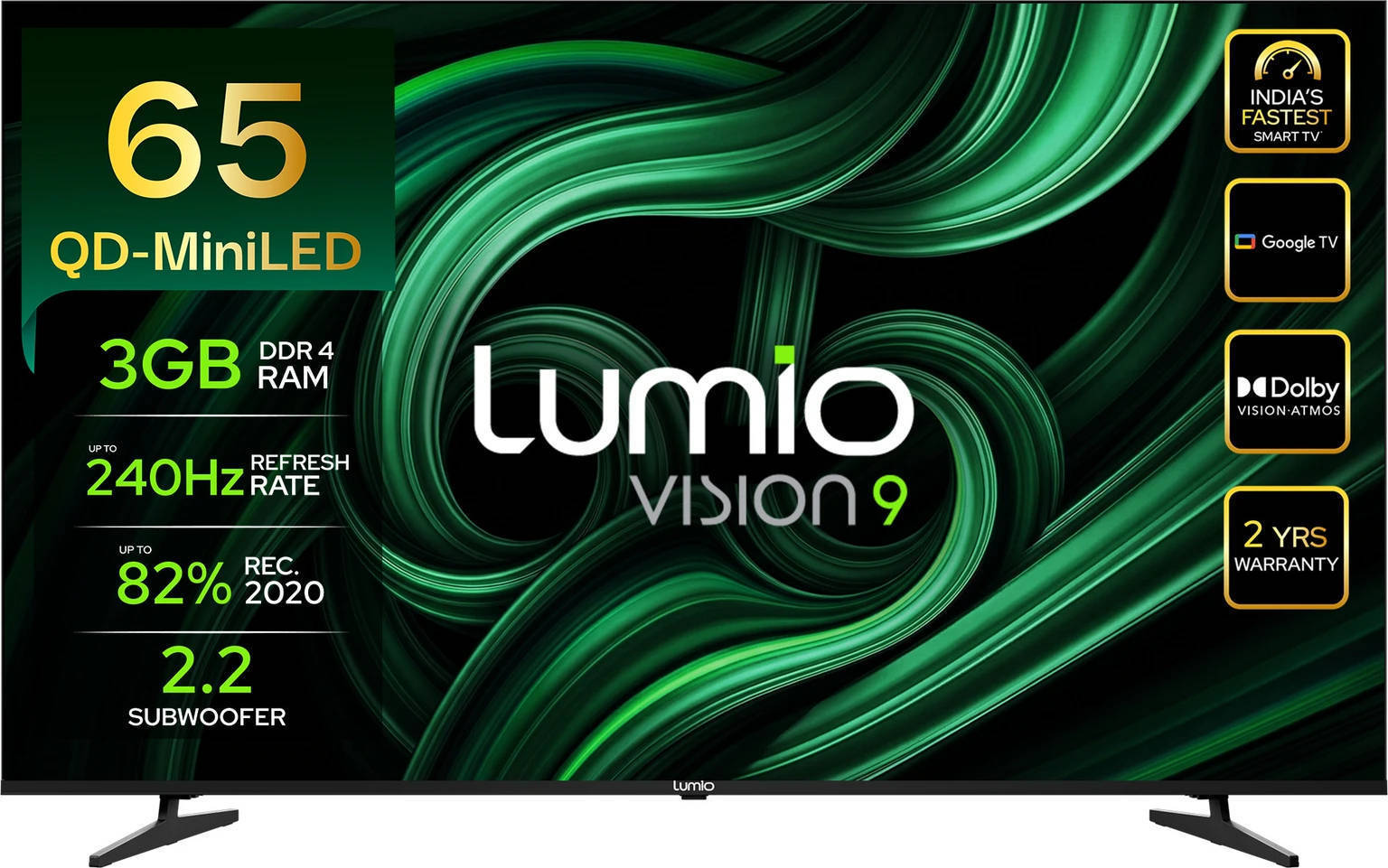 Lumio EPIC2-ADSI 65 inch (165 cm) Mini LED 4K TV