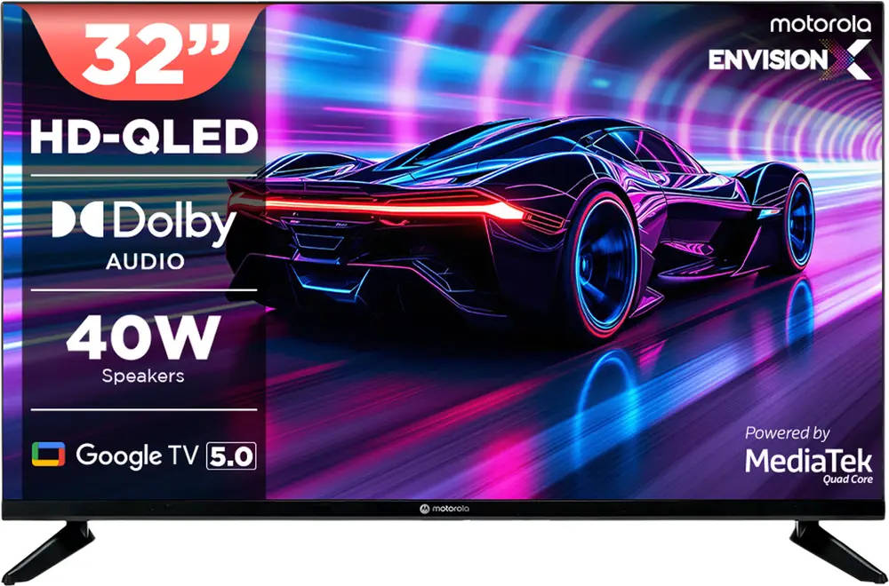 Motorola Envision X 32HDGQMDDAQ 32 inch (81 cm) QLED HD-Ready TV