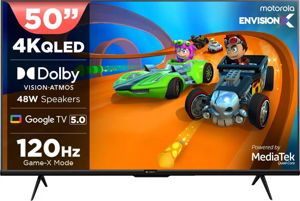 Motorola EnvisionX 50UHDGQMVSAQ 50 inch (127 cm) QLED 4K TV