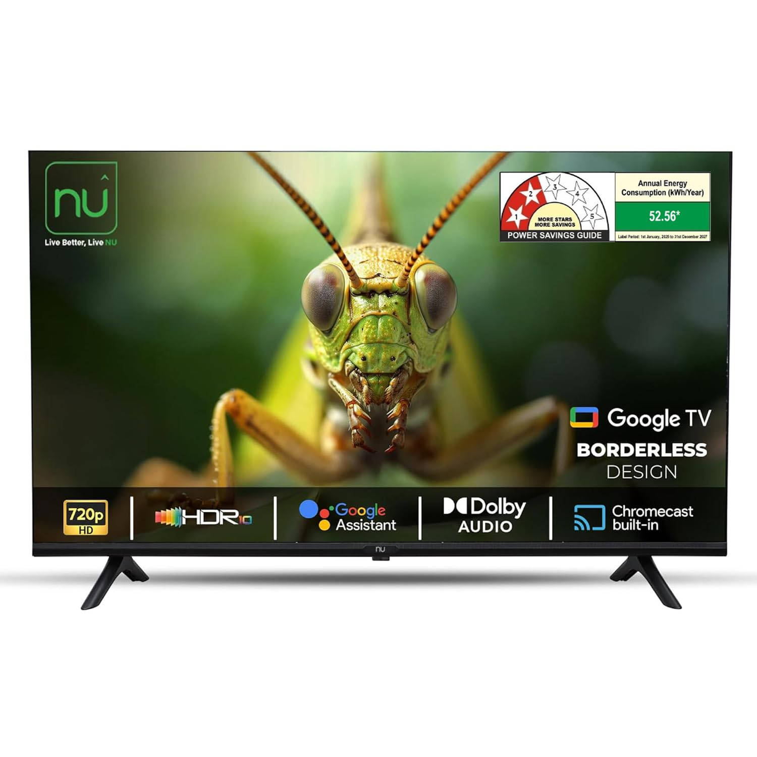Nu LED32QUGNX 32 inch (81 cm) QLED HD-Ready TV
