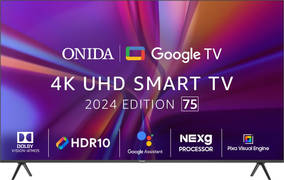 Onida 75UIG-R 75 inch (190 cm) LED 4K TV