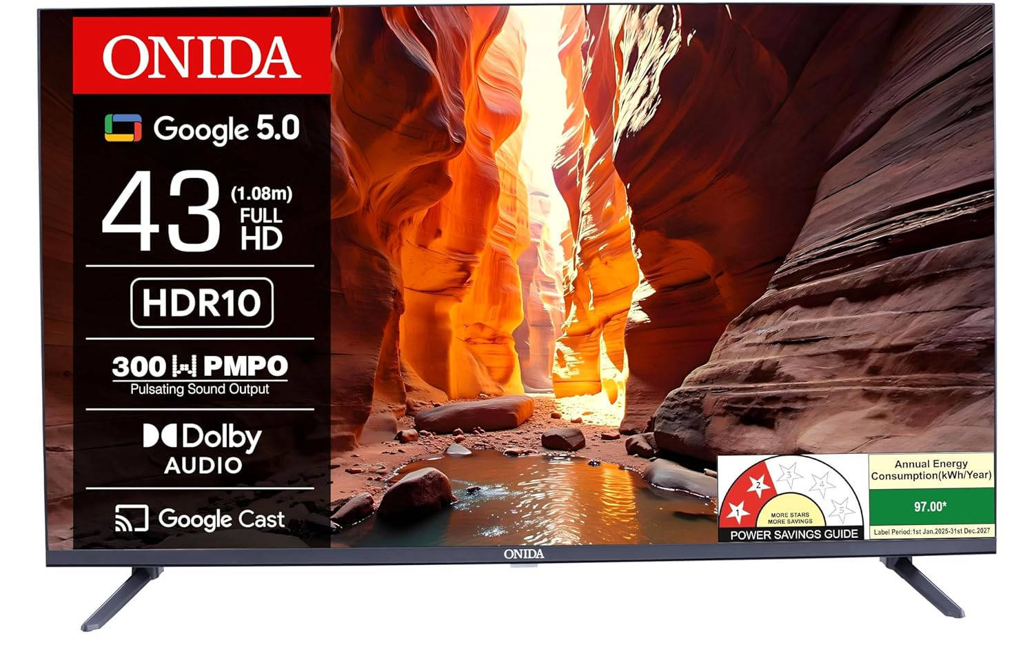 Onida Nexg 43FGF 43 inch (109 cm) LED Full HD TV