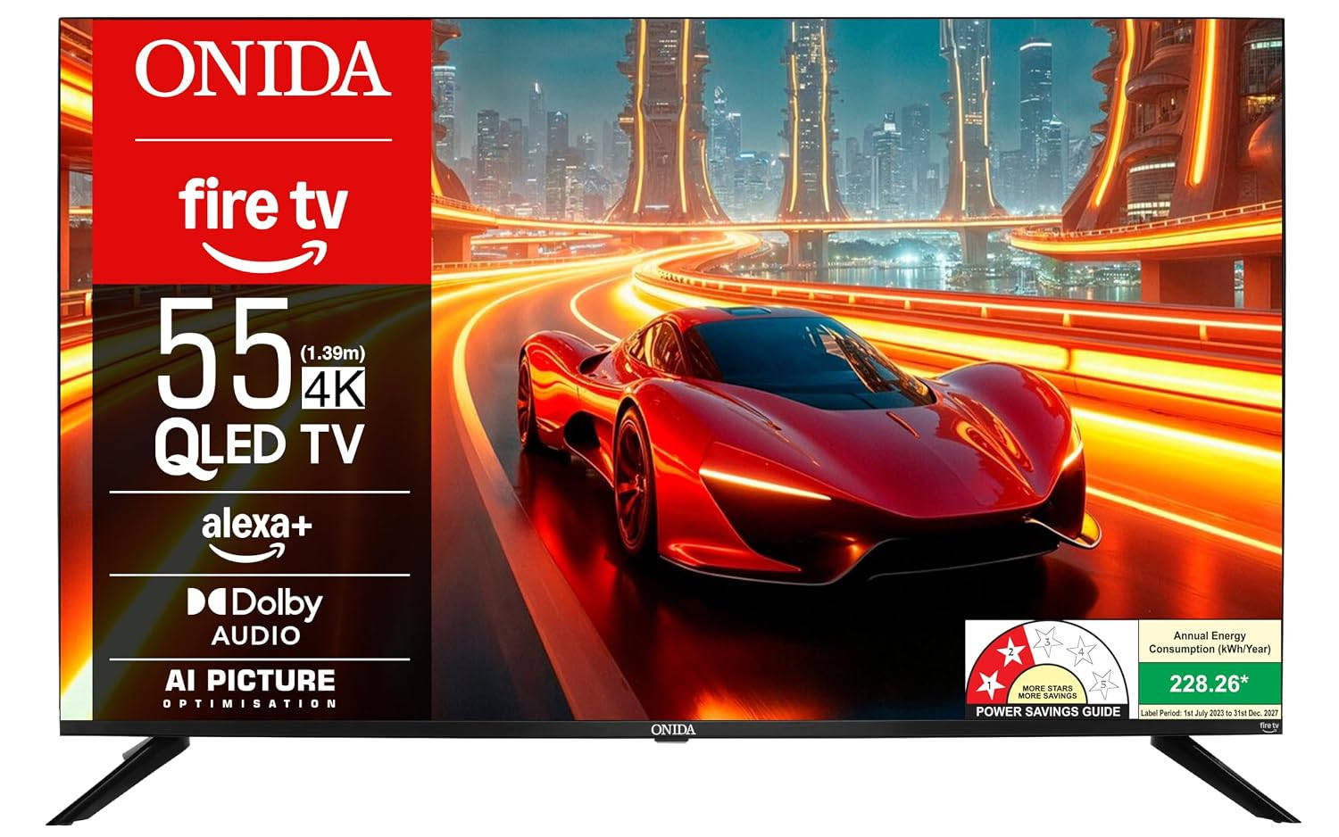 Onida Q55UDI 55 inch (139 cm) QLED 4K TV