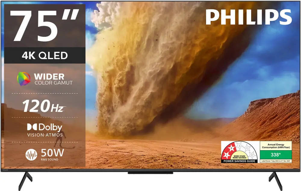 Philips 75PQT8300/94 75 inch (190 cm) QLED 4K TV