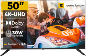 realme TechLife 50UHDGDRDDVB 50 inch (127 cm) LED 4K TV