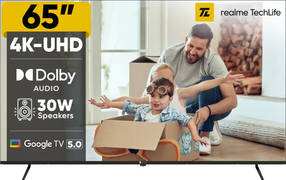 realme TechLife 65UHDGDRDDVB 65 inch (165 cm) LED 4K TV