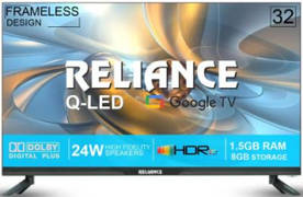Reliance RW32GQ8676HD 32 inch (81 cm) QLED HD-Ready TV