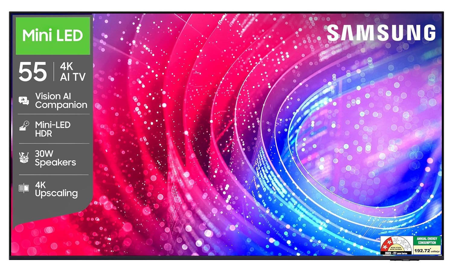Samsung UA55M2EHAU 55 inch (139 cm) Mini LED 4K TV