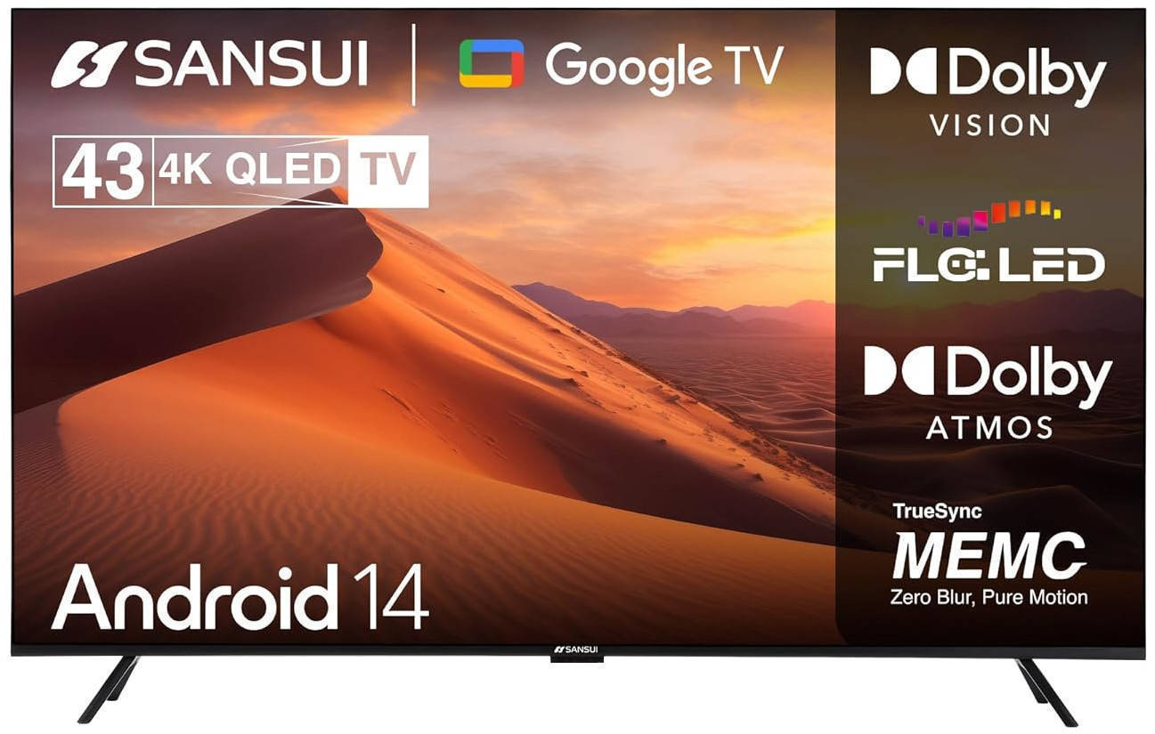 Sansui JSW43UG23Q 43 inch (109 cm) QLED 4K TV
