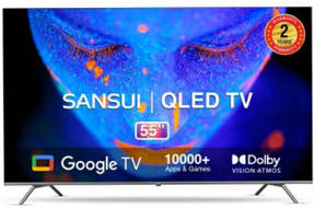 Sansui JSW55GSQLED 55 inch (139 cm) QLED 4K TV