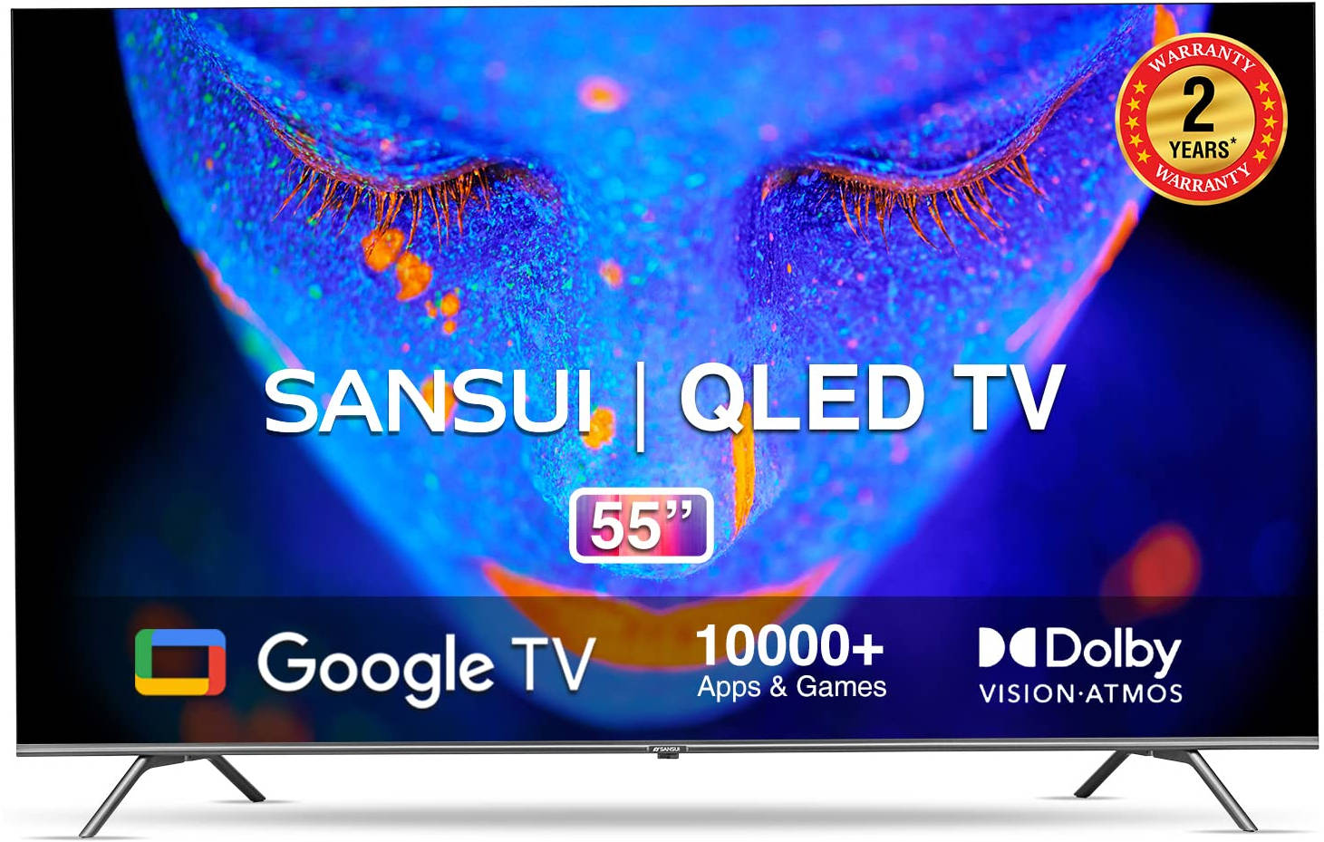 Sansui JSW55GSQLED 55 inch (139 cm) QLED 4K TV