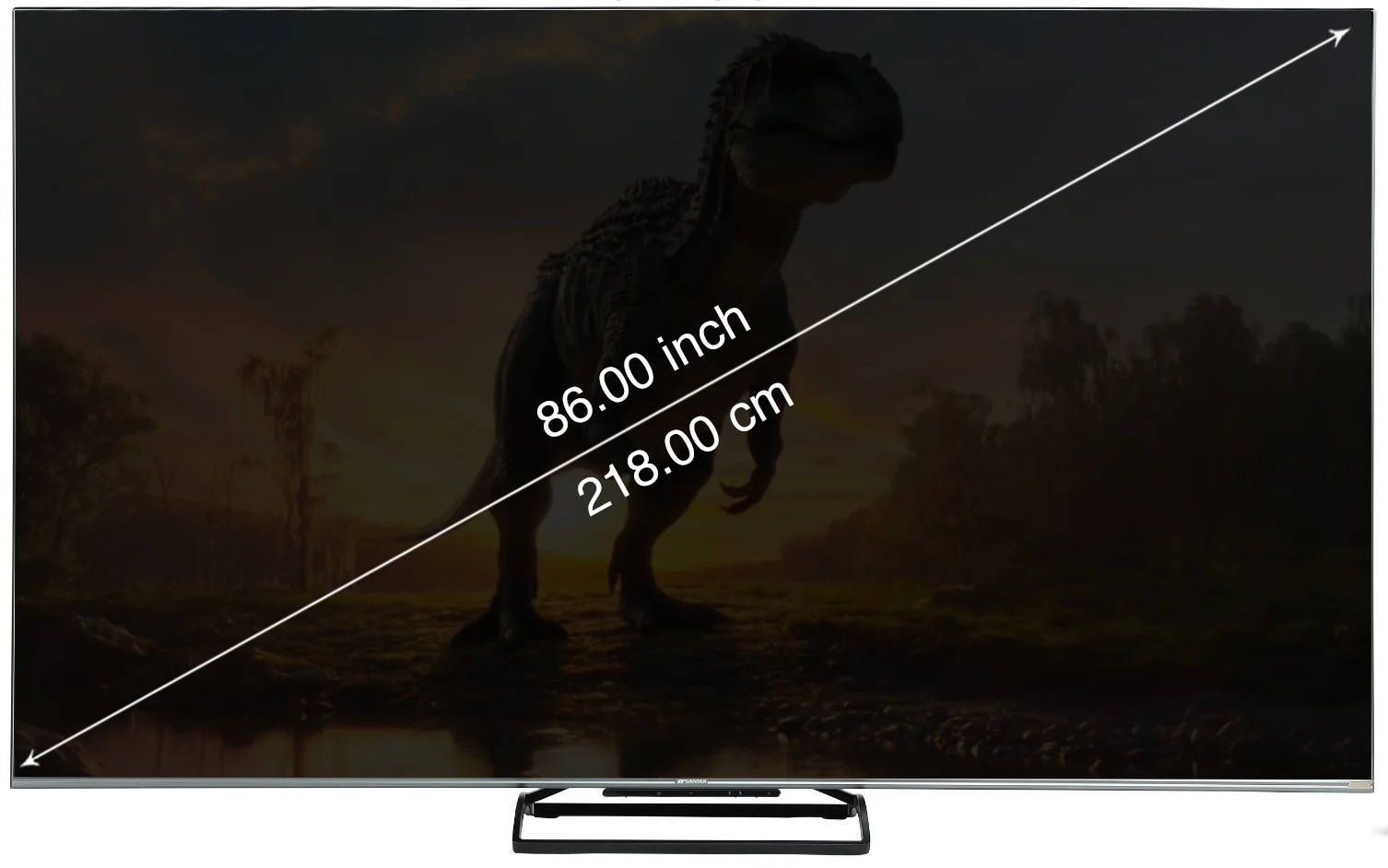 Sansui JSW86UGMQF 86 inch (218 cm) QD-Mini LED 4K TV