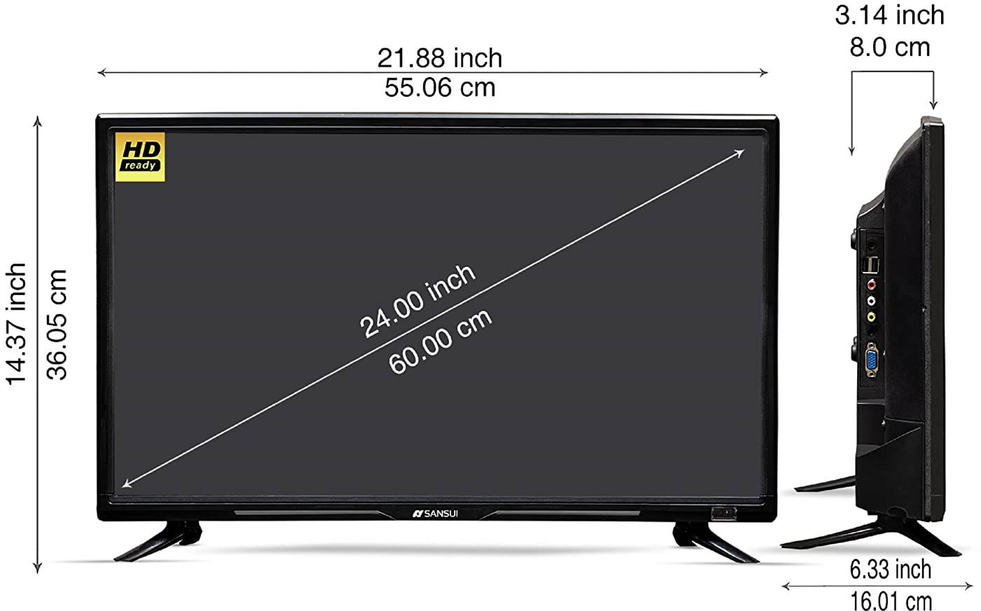 Sansui JSY24NSHD 24 inch (60 cm) LED HD-Ready TV