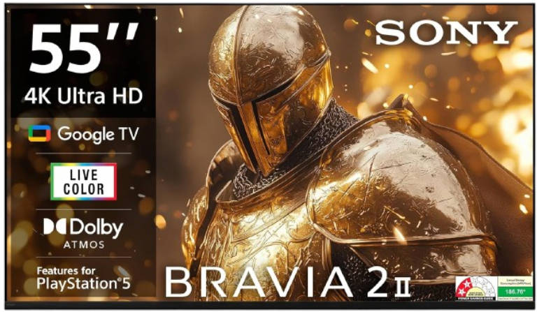 Sony BRAVIA 2 K-55S25BM2 55 inch (139 cm) LED 4K TV