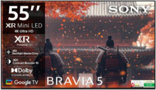 Sony BRAVIA 5 K-55XR50 55 inch (139 cm) Mini LED 4K TV