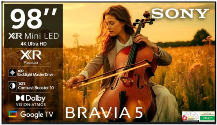 Sony BRAVIA 5 K-98XR55A 98 inch (248 cm) Mini LED 4K TV