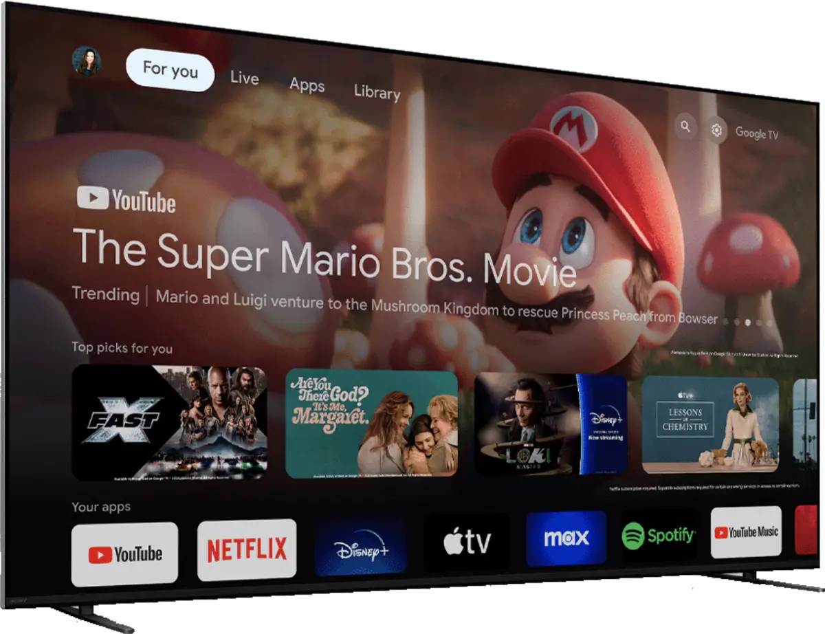 Sony BRAVIA 7 K-65XR70 65 inch (165 cm) Mini LED 4K TV