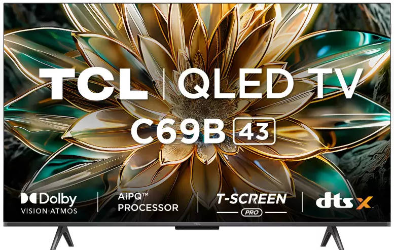 TCL 43C69B 43 inch (109 cm) QLED 4K TV