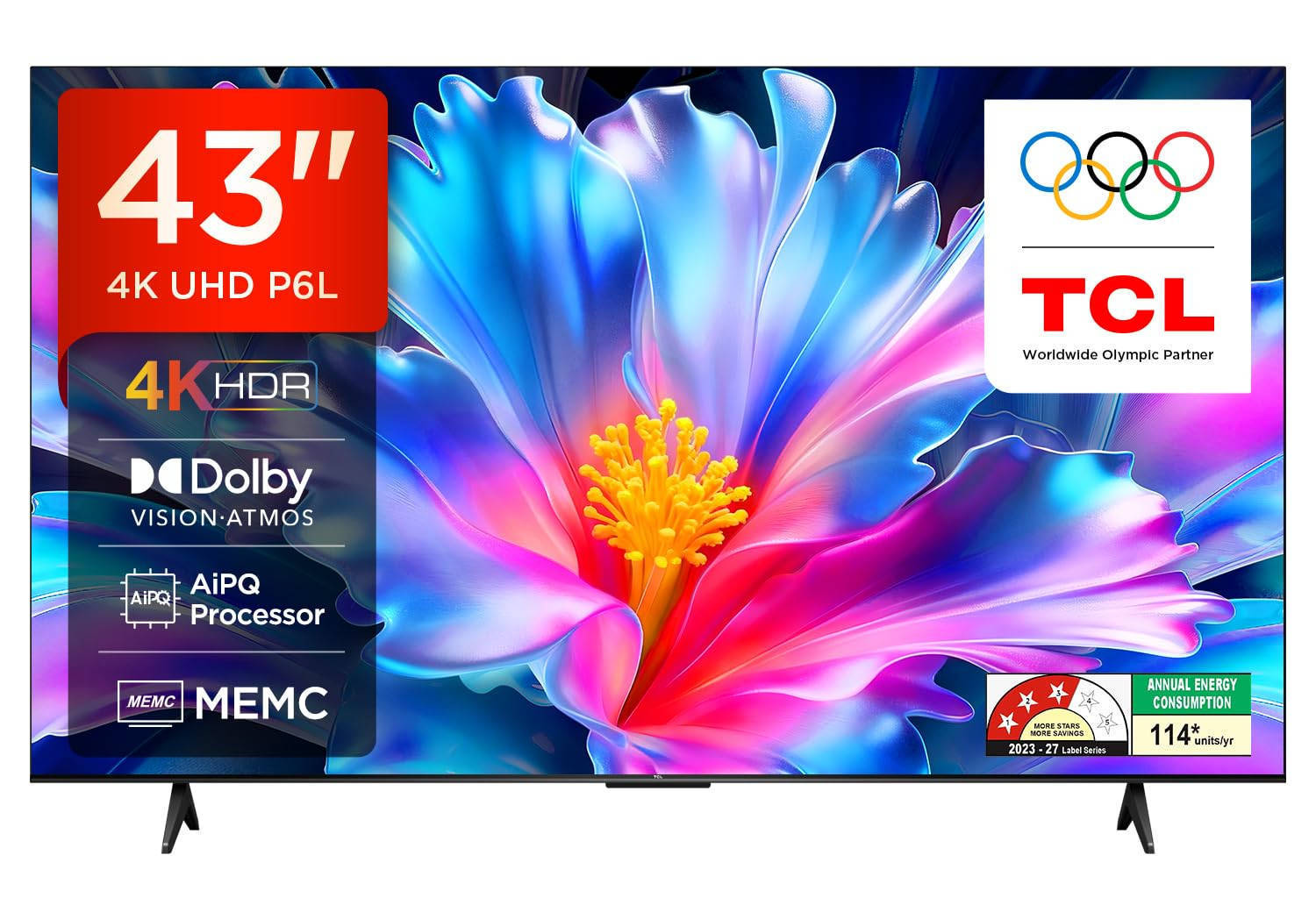 TCL 43P6L 43 inch (109 cm) LED 4K TV