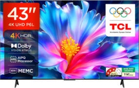 TCL 43P6L 43 inch (109 cm) LED 4K TV