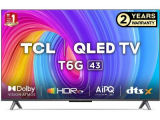 Compare TCL 43T6G 43 inch (109 cm) QLED 4K TV