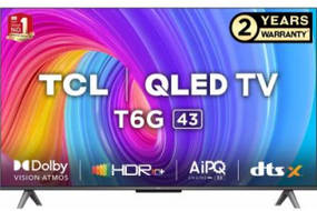 TCL 43T6G 43 inch (109 cm) QLED 4K TV