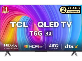 TCL 43T6G 43 inch (109 cm) QLED 4K TV Price