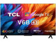 TCL 43V6B 43 inch (109 cm) LED 4K TV price in India