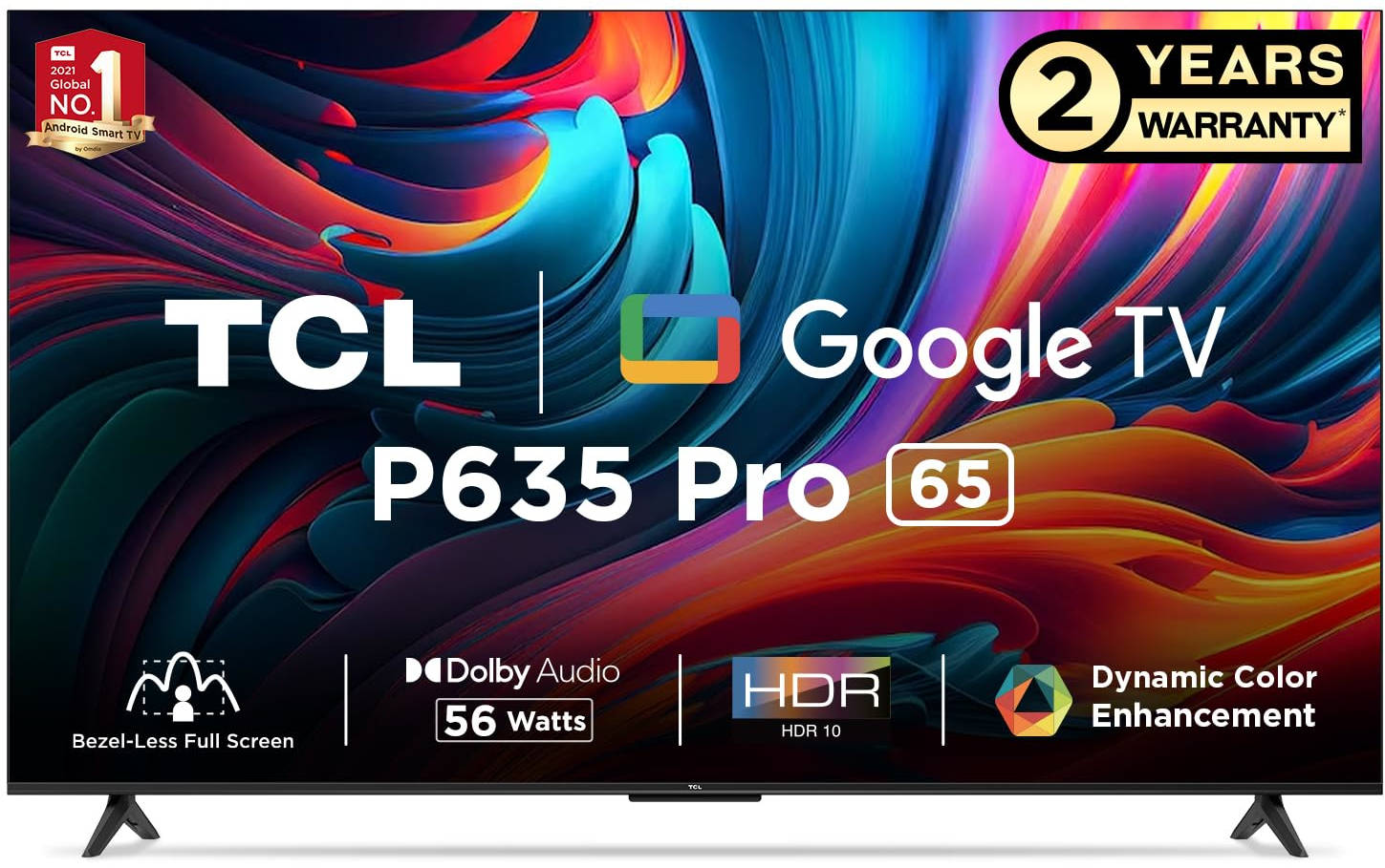 TCL 65P635 Pro 65 inch (165 cm) LED 4K TV